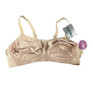 Carnival Minimizer Wireless Bra size 42D Cream Beige Style 517 Opaque Stretch